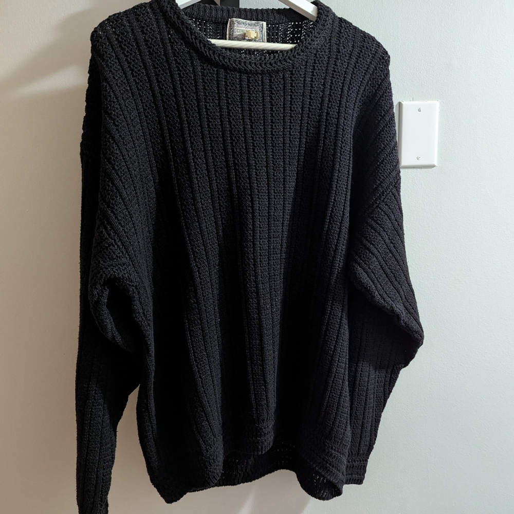 Concrete Black Sweater Men's Size XL